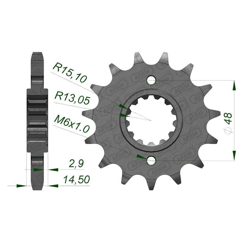 AFAM AFAM 17T FR.VFR800 98-06/CBR1000/1100 87-02 530. 20602-17