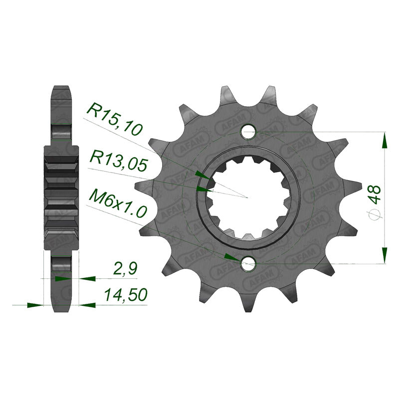 AFAM AFAM 15T FR.VFR800 98-06/CBR1000/1100 87-02 530. 20602-15