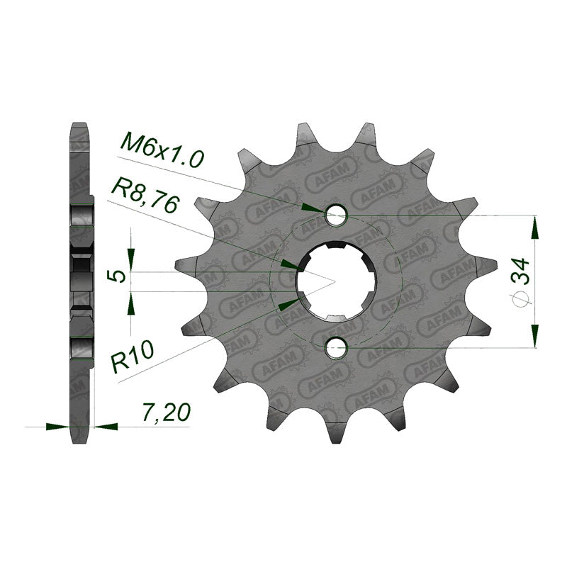 AFAM AFAM FR.13T 520P CR150/F230 04-06 23801-KK1-010. 20305-13