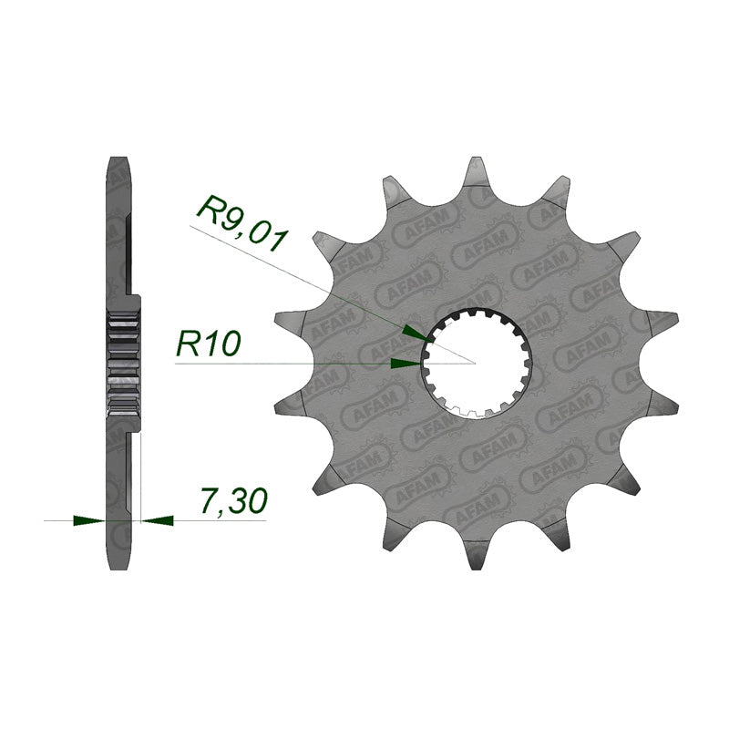 AFAM AFAM FR 12T 520 CR125 87-03. 20206-12