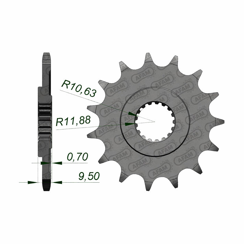 AFAM AFAM FR.12T 520 CR250 88-07/CR500 88-01 (JTF-284) 20311-12