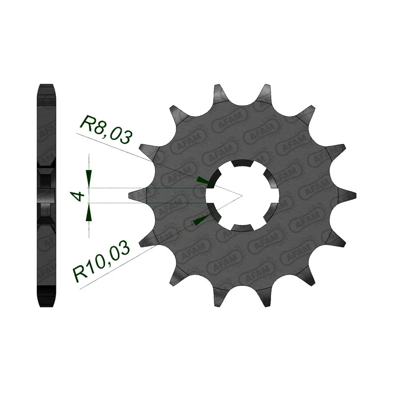 AFAM FRONT SPROCKET SUZ RM85 (02-14) 28200-13 28200-13