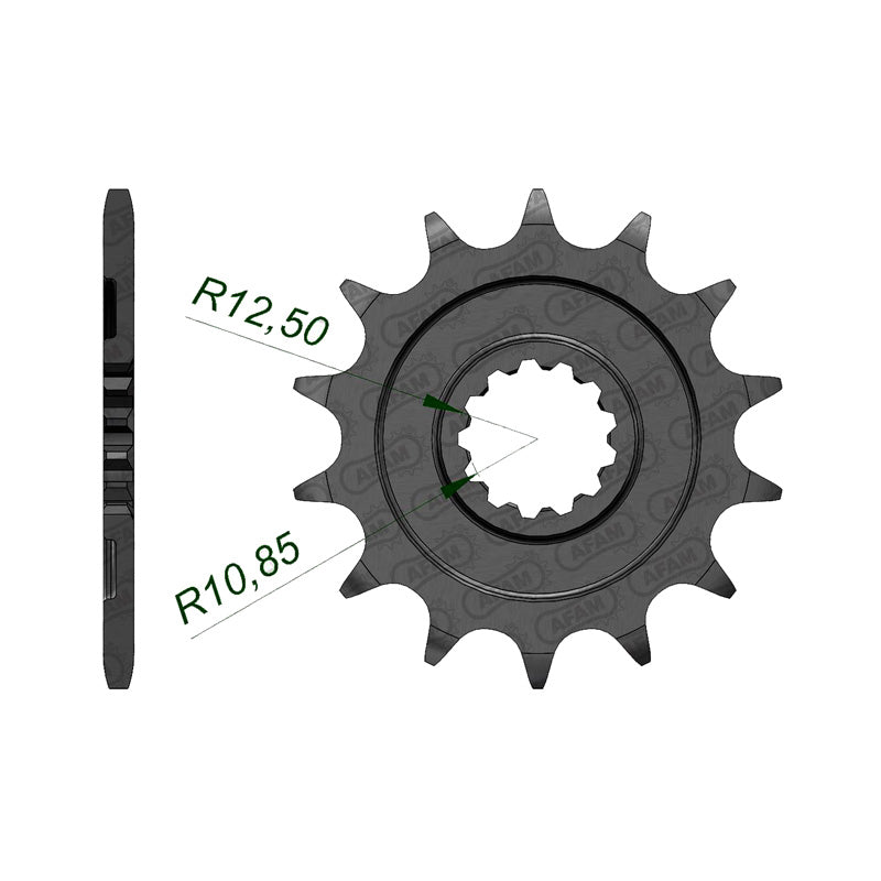 AFAM FR.SPR. KX450F 06-07 14T 520 (27502). 27502-14