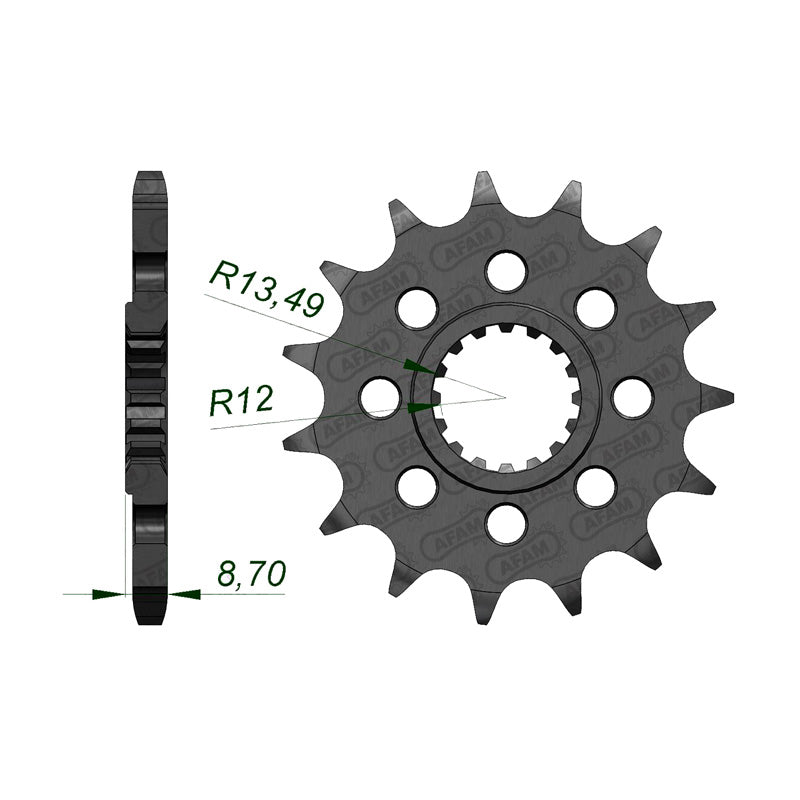 AFAM SPR.AV.16T 525P SUZUKI GSXR1000 09(22901-16) 22901-16