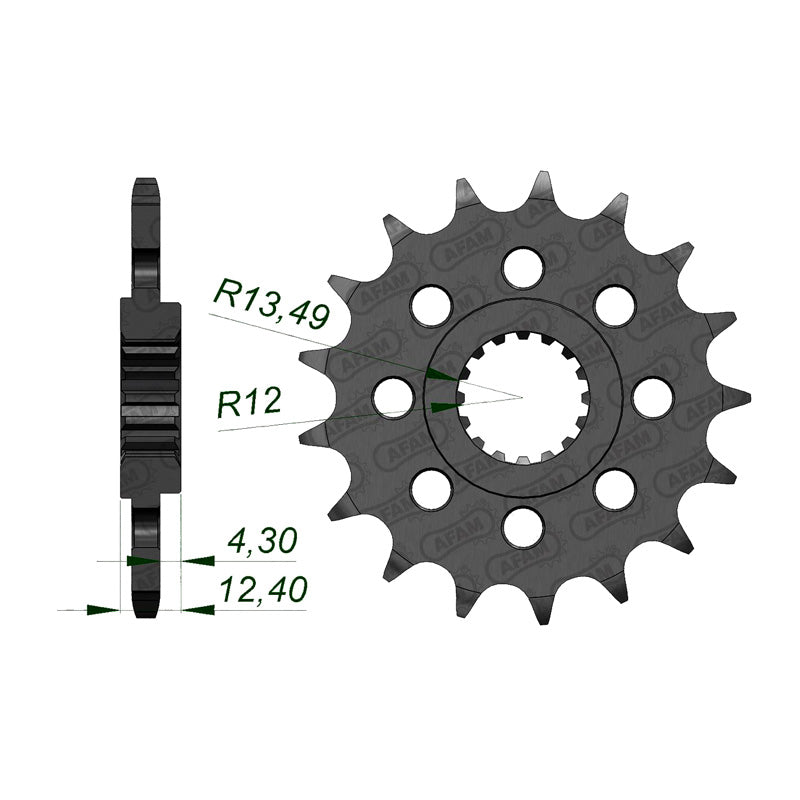 AFAM SPR.AV.17T 520P SUZUKI GSXR1000 2017(22802-17) 22802-17