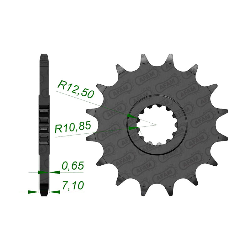 AFAM AF.AV 14T 520P KFX450R 07-13ZX6P/R (JTF-1536) 21601-14