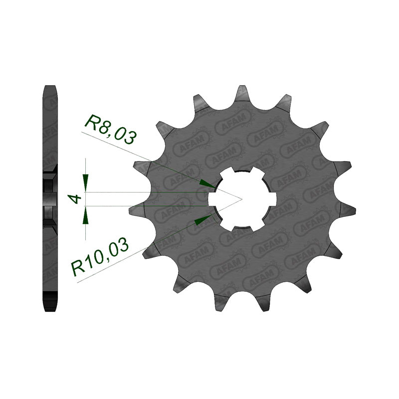 AFAM AFAM 14T 420P TTR50 06-10 (30100). 30100-14