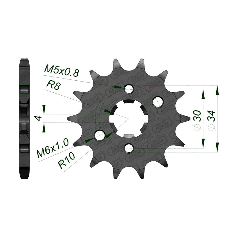 AFAM SPR.FR. TTR125 00-04 13T 428 (JTF-548) 21207-13