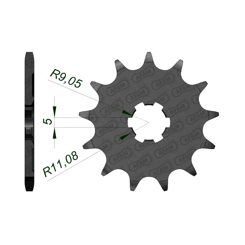 AFAM AFAM FR.13T 520P KX125K 94-07 (JTF-1445) 24201-13