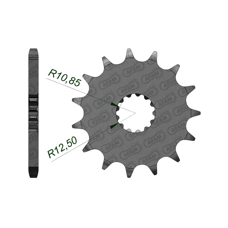 AFAM FR.SPR.ZX-10 04-06 GSXR600 97-06 525 16T. 28401-16