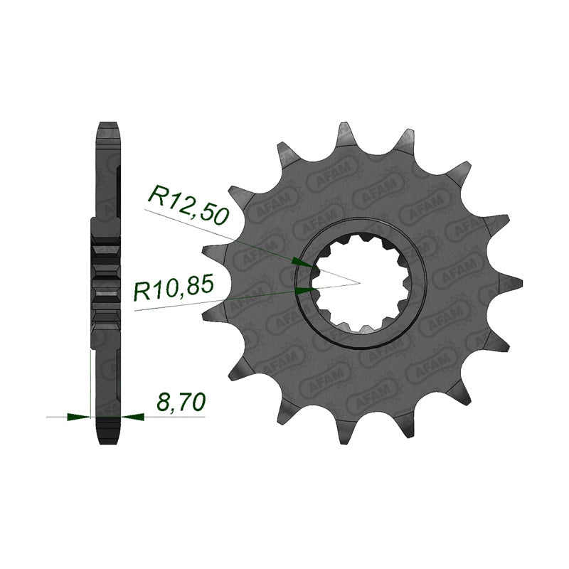 AFAM AFA FR.15T 525P ZX9R02-03Z1000A 03-06. 28405-15