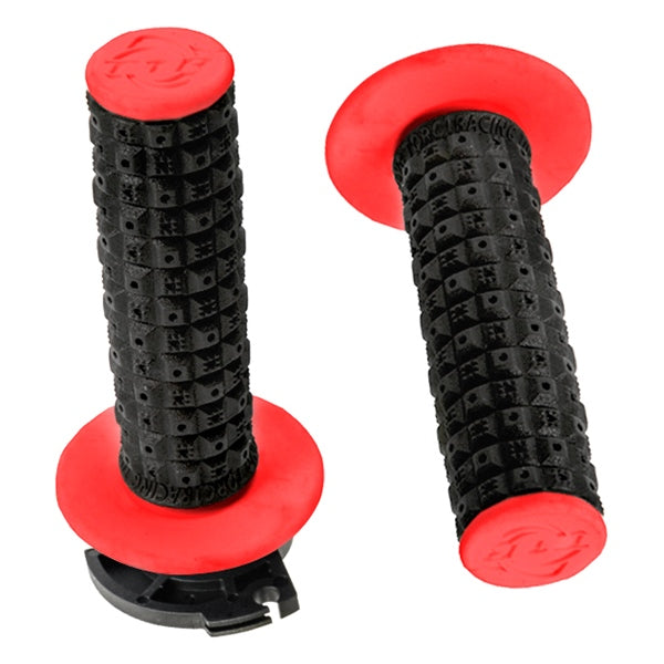 TORC 1 GRIP DEFY MX ENDURO LOCK ON BK/RD 2650-0204-OLD