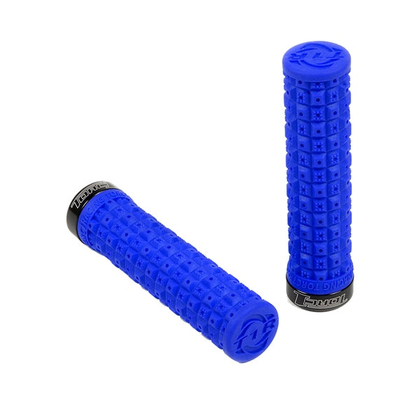 TORC 1 GRIP DEFY LOCK ON SOFT BL/BK ATV TORC1 2750-0302