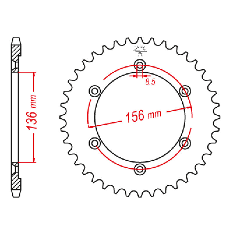 ITL SPR.RR.DR650SE 96-05 42T 525P 2032(P4365). 111255
