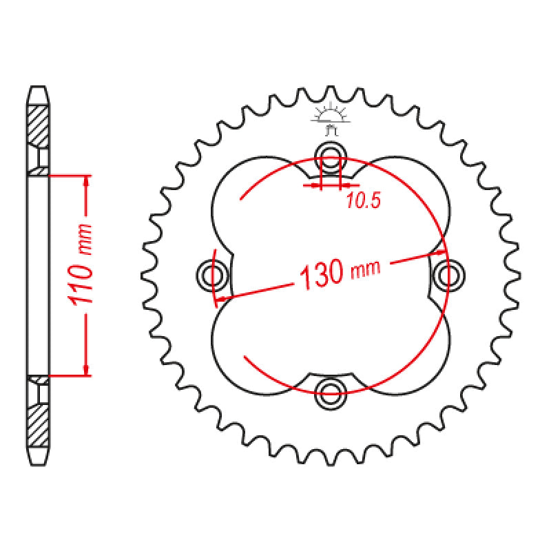 ITL SPR.RR.41201-HA2-670 39T (JTR-1350) 111324