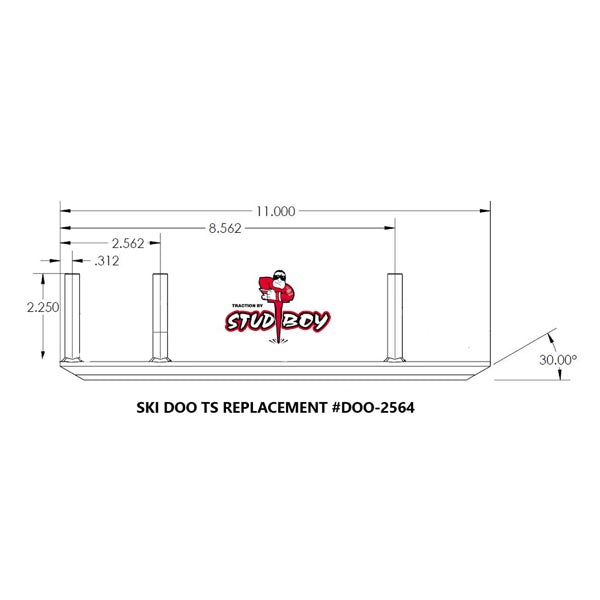 STUD BOY SHAPER BAR 6" DOO-S2256-60