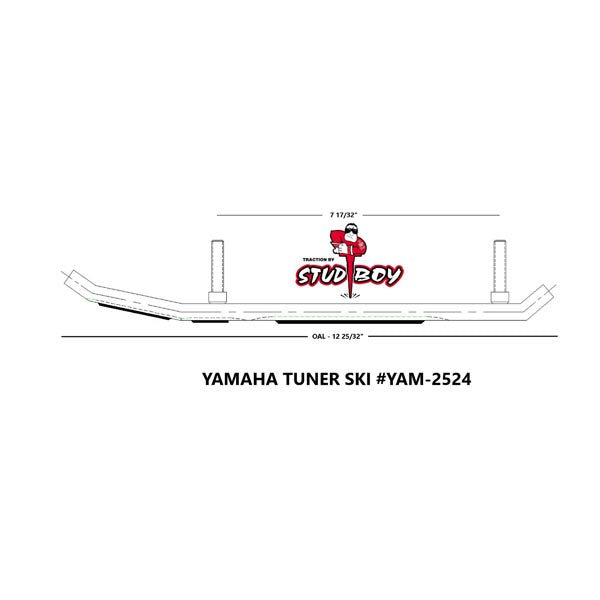STUD BOY SHAPER BAR 7.5" YAMAHA YAM-S2524-75