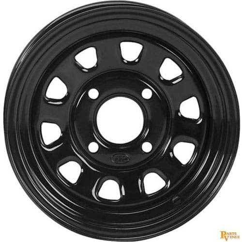 ITP 12X7 4/137 4+3 DELTA BK WHEEL ITP 1222863014B