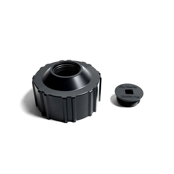 TUFFJUGS STANDARD CAP W/CENTER PLUG BK STD - BLK