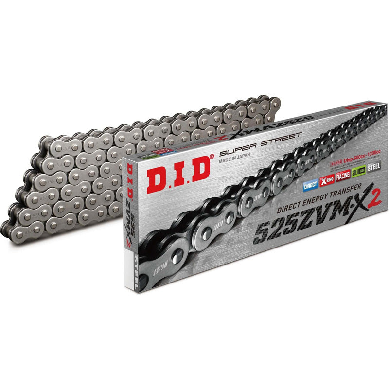 DID DID 525ZVMX2-120L CHAIN W/RIVET LINK M525ZVMX2X120