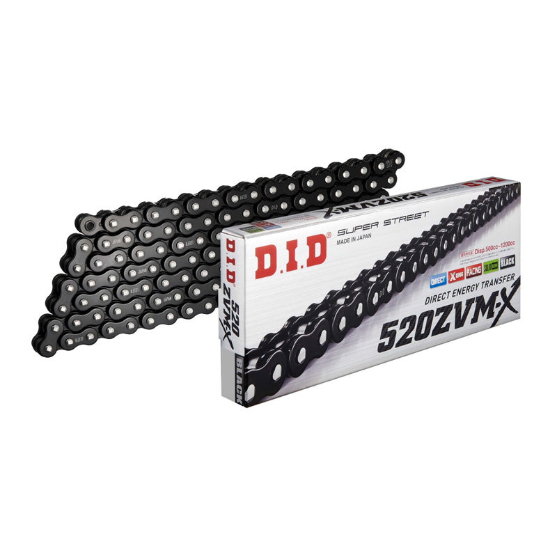 DID DID 520ZVMX-120L CHAIN W/RIVET LINK M520ZVMXX120Z