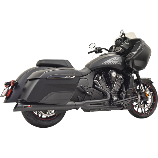 BASSANI XHAUST CHALLENGER EXHAUST RR 2-1 BLK 8H18SB