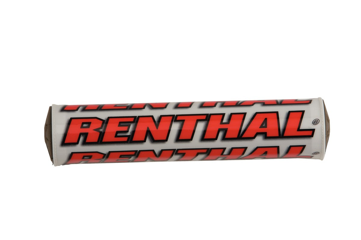 RENTHAL RENTHAL SX BAR PAD WHITE/RED 10" P263