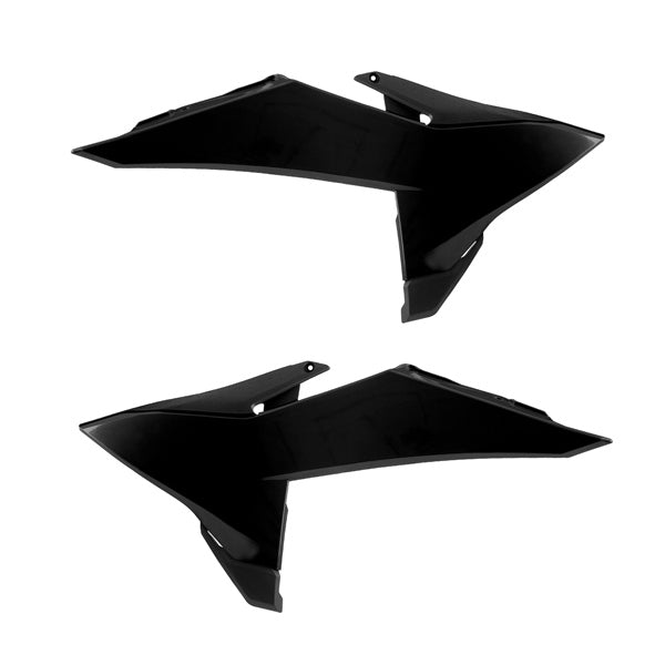 POLISPORT RADIATOR SCOOPS BK/BK KTM 8506100003