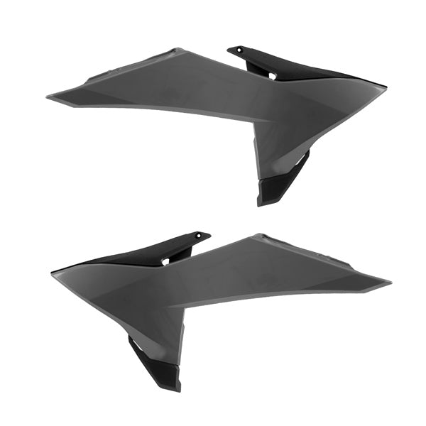 POLISPORT RADIATOR SCOOPS GY/BK KTM 8506100004