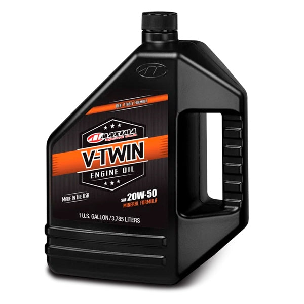 MAXIMA ENGINE OIL V-TWIN MINERAL 20W50 3.78L 30-069128