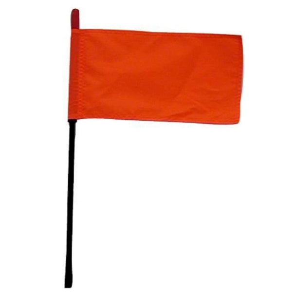 FIRESTIK SAFETY FLAG 6 W/STUD MT-OG/OG F6-ST-NO/OR