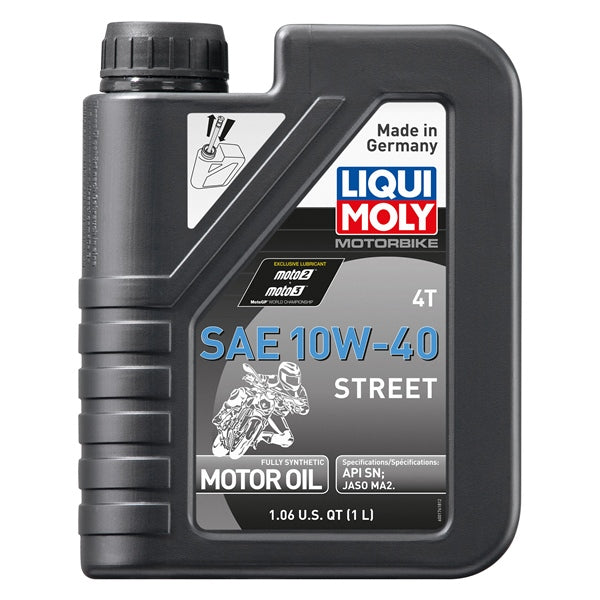 LIQUI MOLY OIL 4T SAE 10W40 STR SYNT 1L LIQUIMOLY 20054