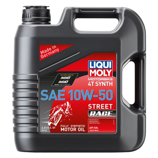 LIQUI MOLY OIL 4T SAE 10W50 STR RACE 4L LIQUIMOLY 20068