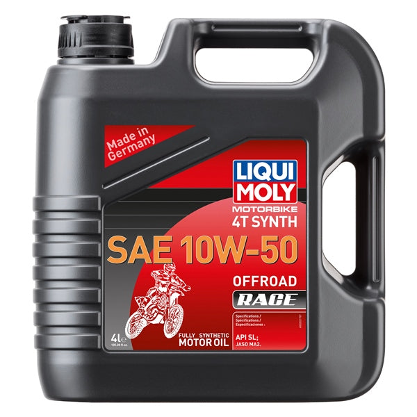 LIQUI MOLY OIL 4T SAE 10W50 MX RACE SYNT 4L LIQUI 20080