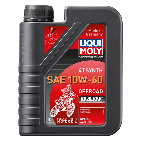 LIQUI MOLY OIL 4T SAE 10W60 MX RACE SYNT 1L LIQUI 20186