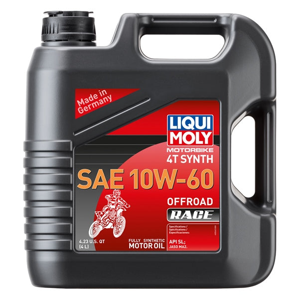 LIQUI MOLY OIL 4T SAE 10W60 MX RACE SYNT 4L LIQUI 20188
