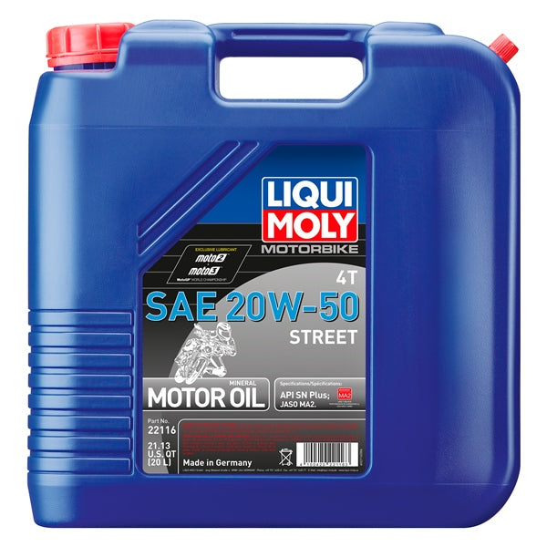 LIQUI MOLY OIL 4T 20W-50 MOTO STR 20L LIQUIMOLY 22116