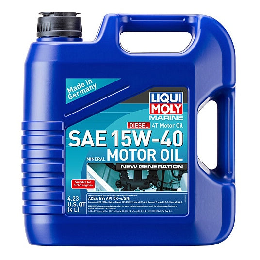 LIQUI MOLY OIL MOTOR 15W40 MARINE DIESEL 4T 4L 22520