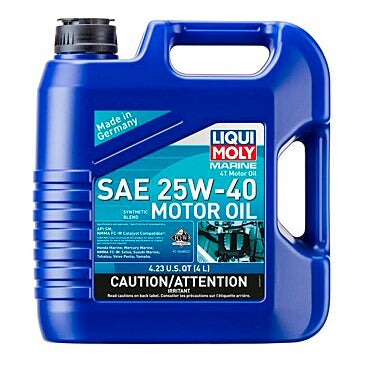 LIQUI MOLY OIL 4T SYNTHETIC SAE 25W40 MARINE 4L 20548