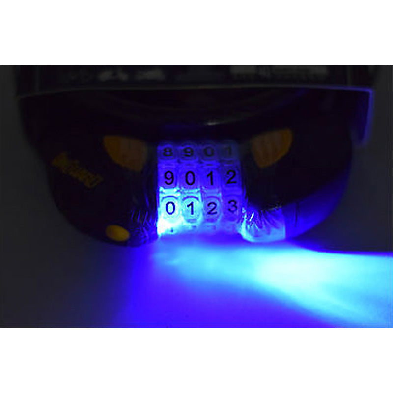 ONGUARD COIL CABLE LOCKS DOBERMAN 185MMX12MM (W/LED LIGHT 8031GLO