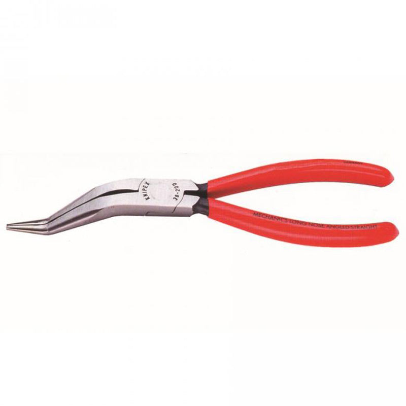 KNIPEX LONG NOSE PLIERS W/O CUTTER, DOUBLE ANGLED 38 81 200 A