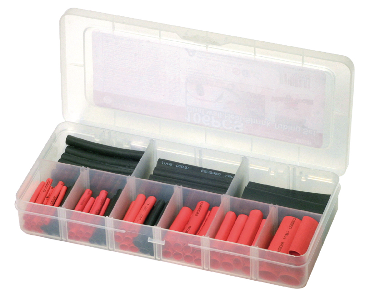 BIKE SERVICE BS1031 WP HEAT-SHRINK TUBING SET (106PC) BS1031