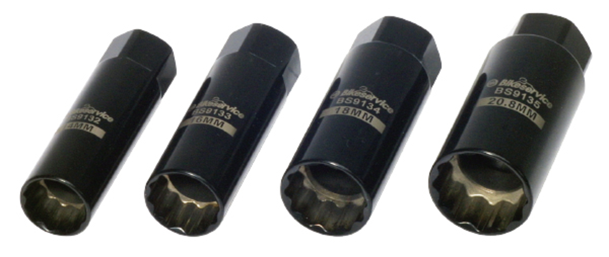 BIKE SERVICE BS9132 THIN WALL SPARK PLUG SOCKET 14MM BS9132