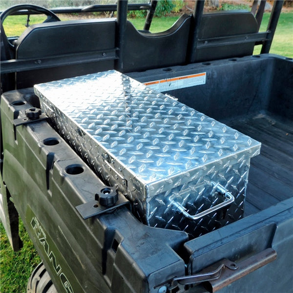 HORNET OUTDOORS TOOL BOX MED BK ALU DIAMOND PLATE POL R-3026-B