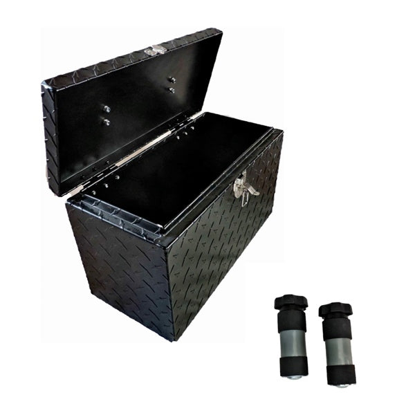 HORNET OUTDOORS TOOL BOX SMALL BK ALU DIAMOND PLATE POL R-4062-B