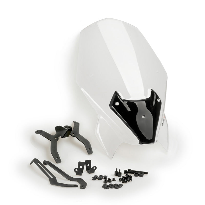 PUIG WINDSHIELD NG TOURING F900R 20'- + SUPPORTS C/CLE 20361W