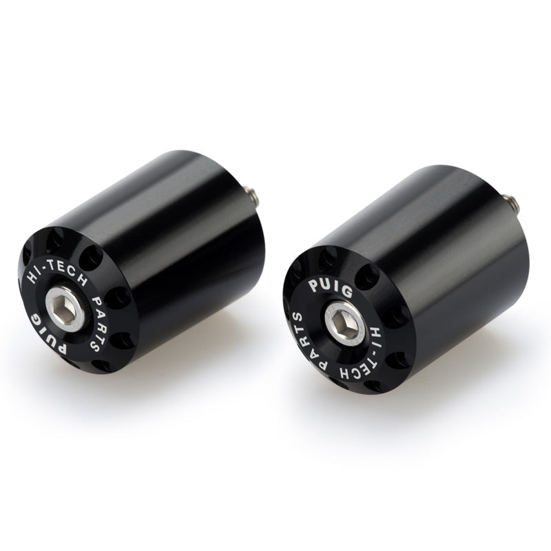 PUIG BAR ENDS ALUMINIUM GTS300 VESPA C/BLACK 20371N