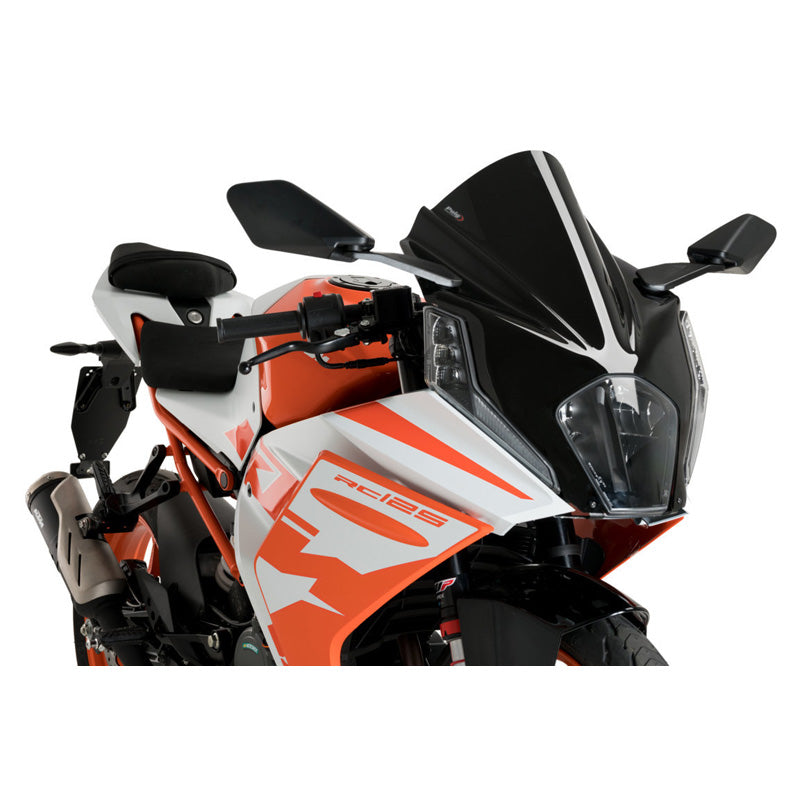 PUIG Z-RACING WINDSHIELD BLACK KTM RC390 22-23 21476N