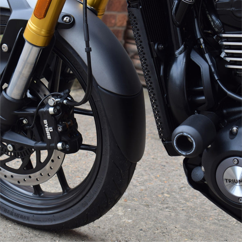 PUIG FRONT FENDER EXTENSION BLACK TRIUMPH SPEED 400 24 22176N