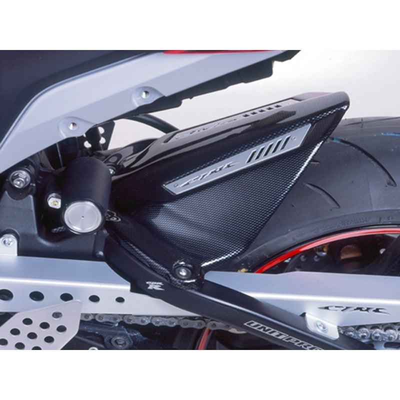 PUIG HUGGER LASERCUT PLATE HON CBR600RR 07-08 CARBON. 4404C
